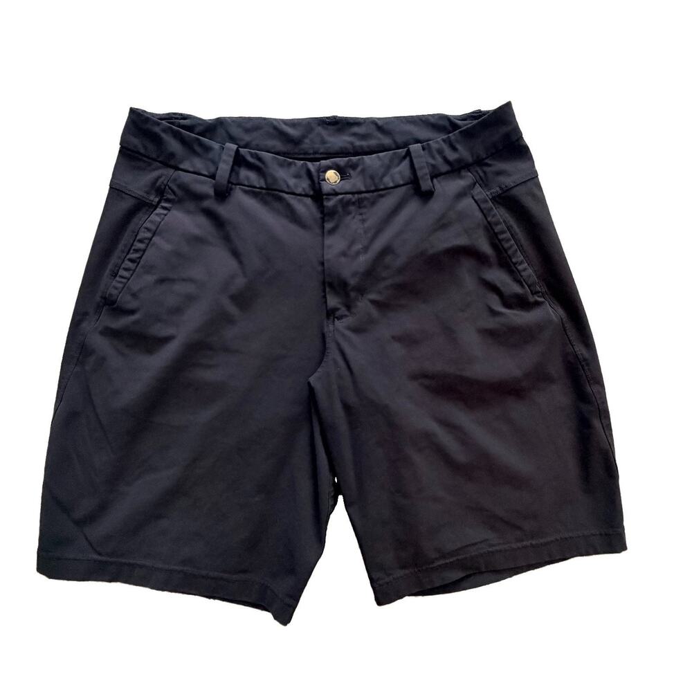 Lululemon Shorts Men’s 36 Blue Chino Commission Athleisure Performance 9” Inseam